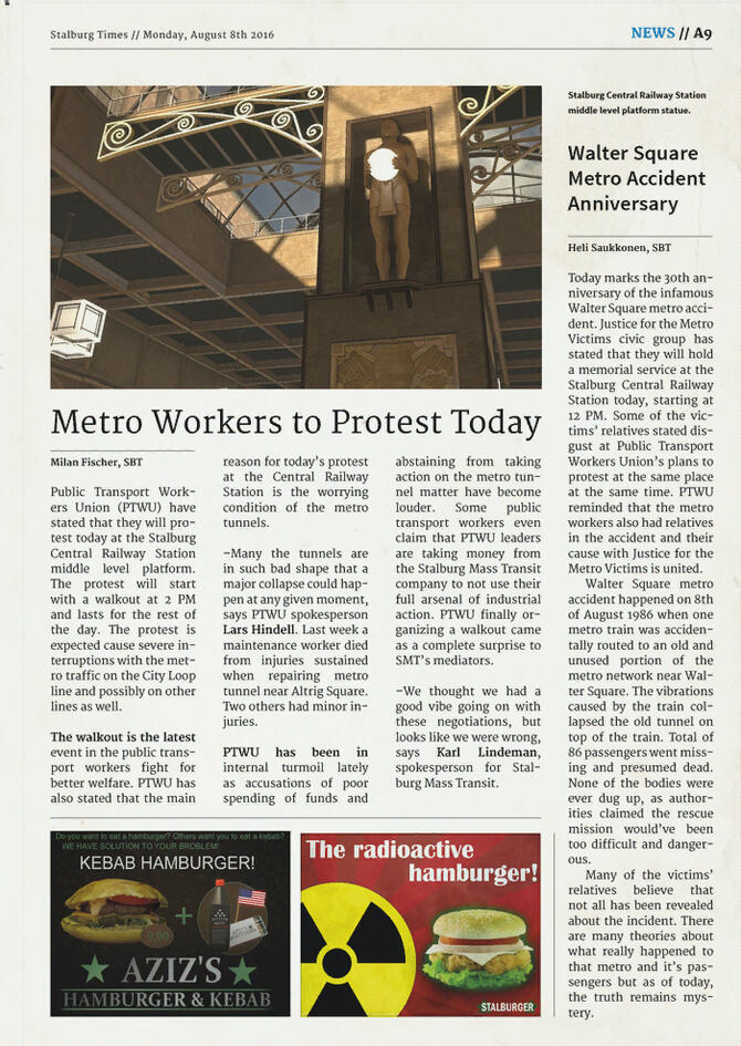 Issue 2016-08-08 - Metro Worker Strike